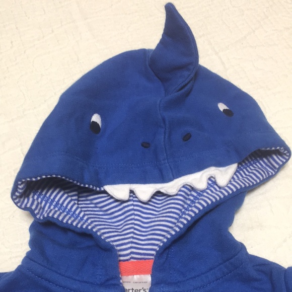 6m (4/$20) Shark Hoodie/Comfy Pants Set by Carter’s - Picture 3 of 11
